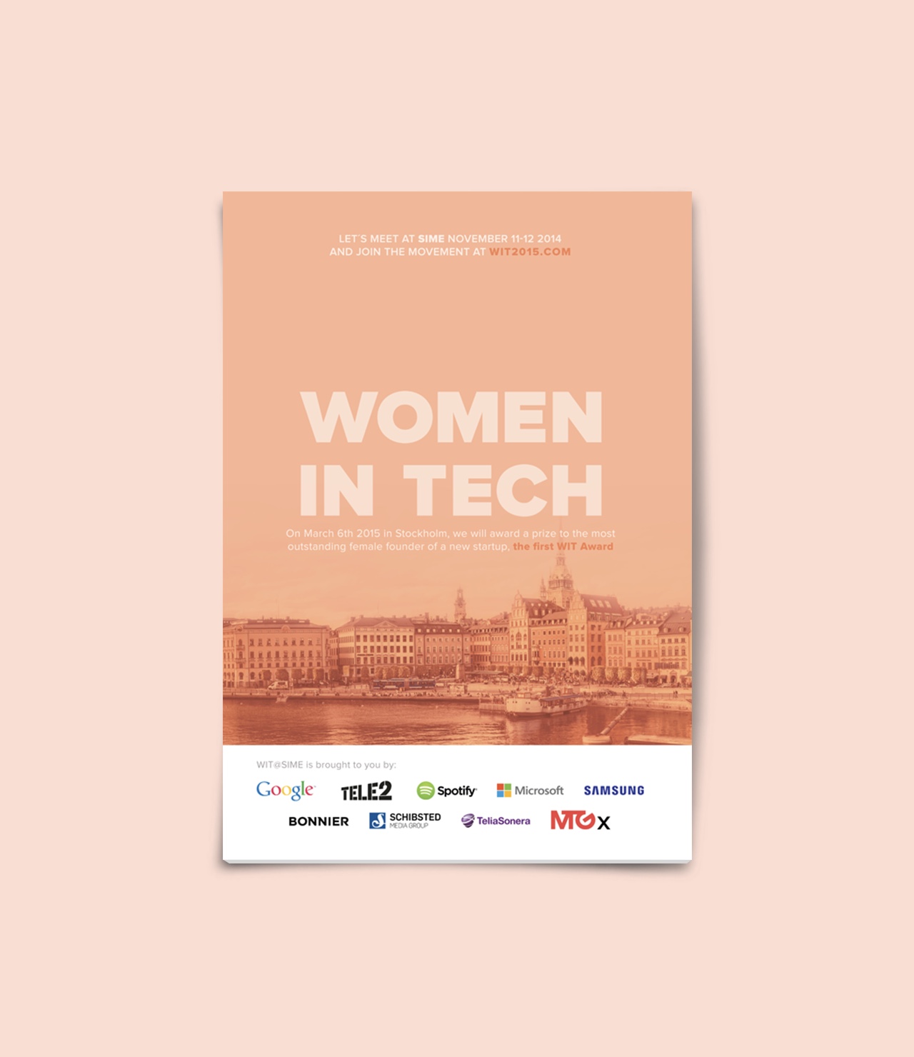 MTGx print design for Women in Tech